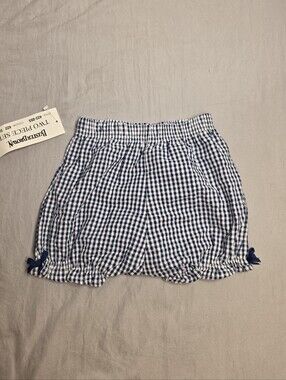 Vintage 2000s Navy Gingham Shorts